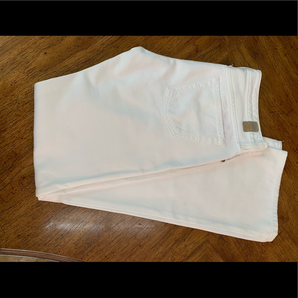 Adriano Goldschmied “the kiss” white jeans